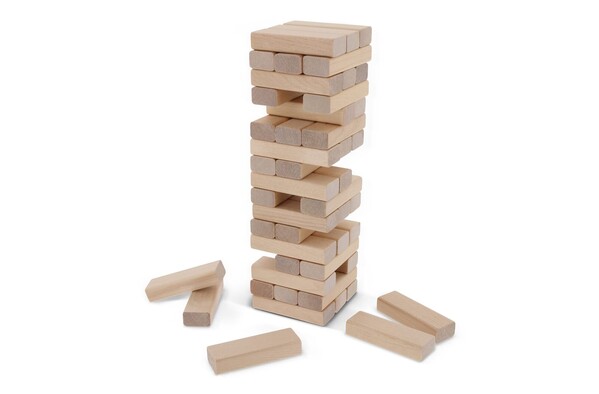 Jeu de tour en bois en pochette - Bois