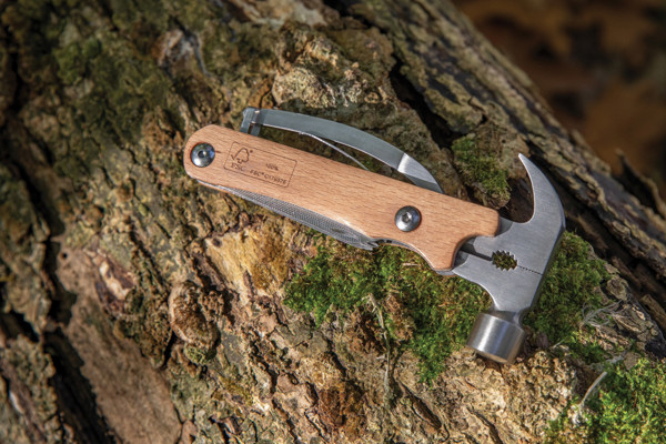 Wooden multi-tool hammer