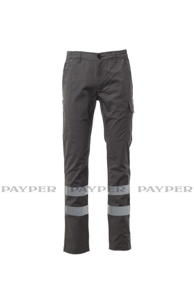 Calça de trabalho Stretch Reflex  - Cinzento Ardósia Marl 