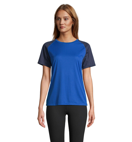 VORTEX WOMEN RAGLAN T-SHIRT - French Navy / Royal BlueS