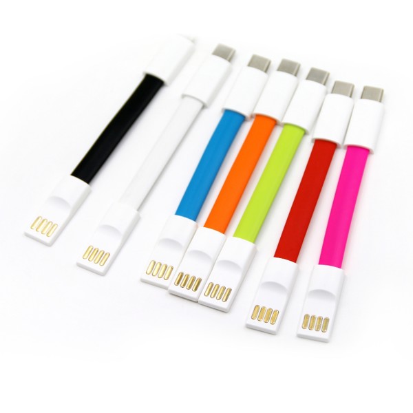 Přívěskový datový USB kabel UC026 - WHITE