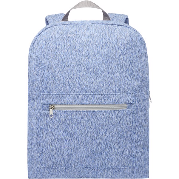 Pheebs 450 g/m² recycled cotton and polyester backpack 10L - Heather Navy