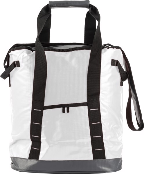 Tarpauling cooler bag - White