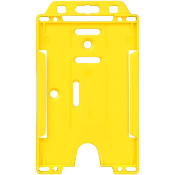 Pierre plastic card holder - Yellow