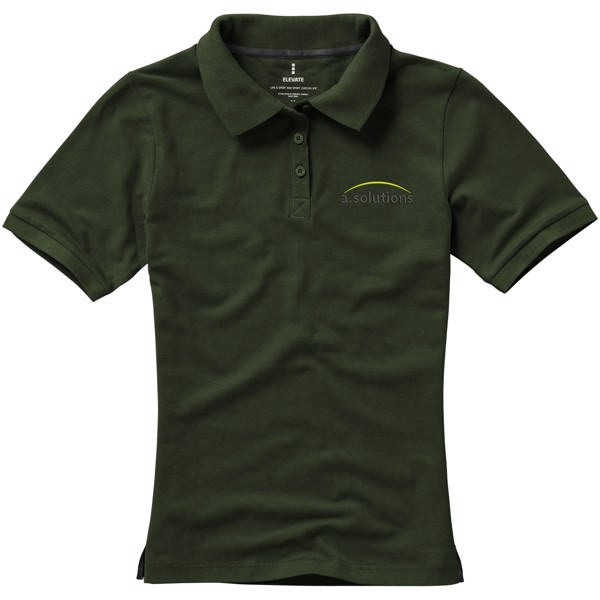 Calgary short sleeve women's polo - Army Green / XL