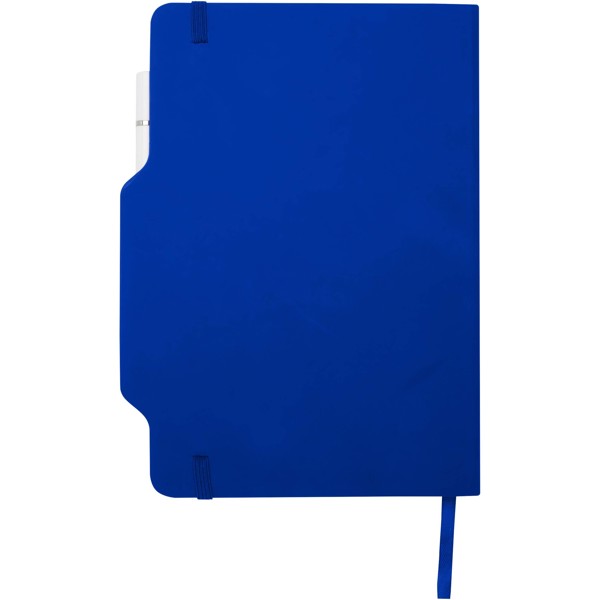 Carnet à couverture rigide Nexus A5 avec stylo et crayon (encre noire) - Bleu royal