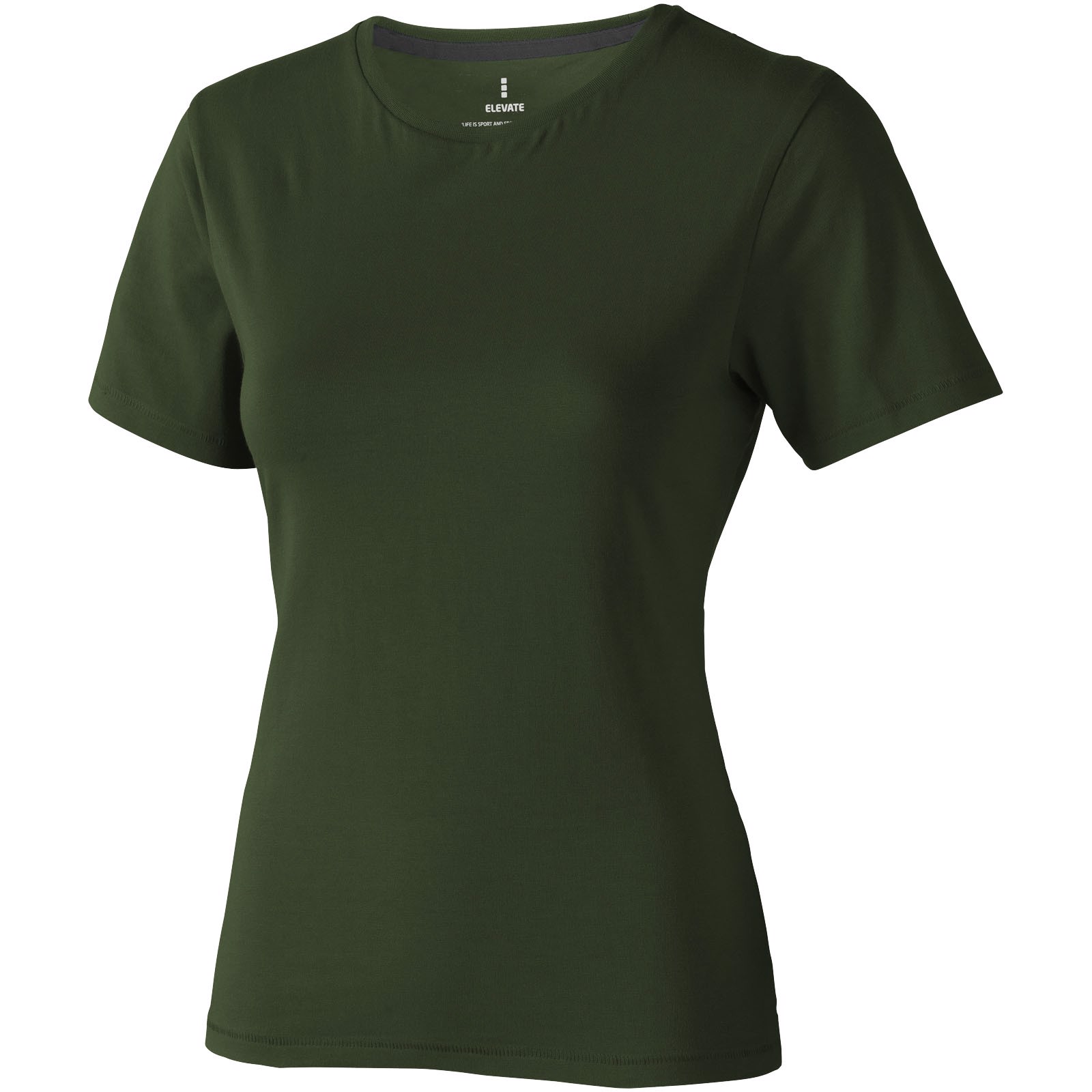 Nanaimo short sleeve women's T-shirt - Army Green / S