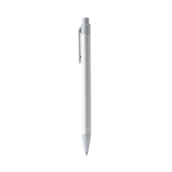 Ball Pen Piero - White / BLUE INK