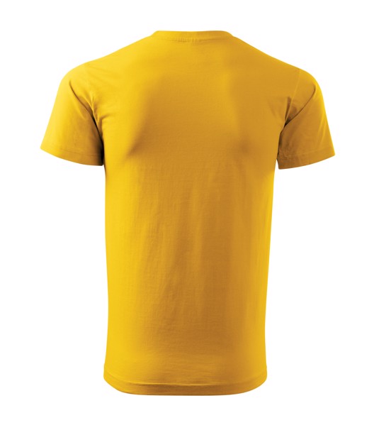 Tričko pánské Malfini Basic - Žlutá / 4XL