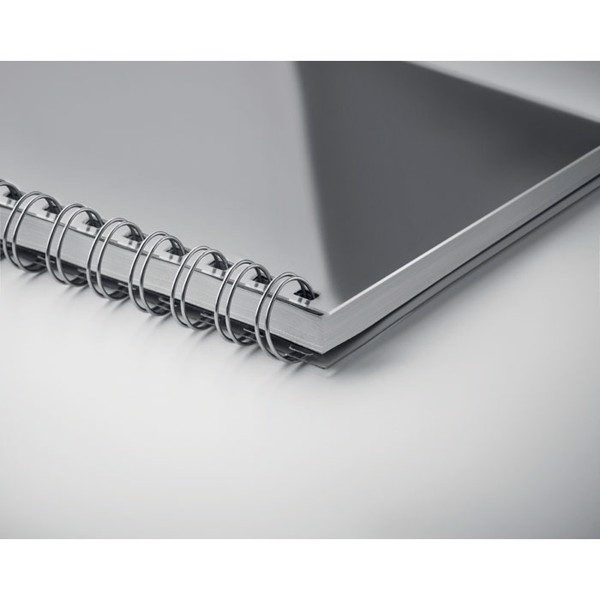 A5 RPET notebook recycled lined Anotate - Black