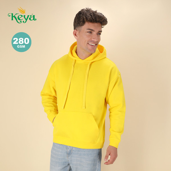 Sudadera Adulto con Capucha "keya" SWP280 - Blanco / S
