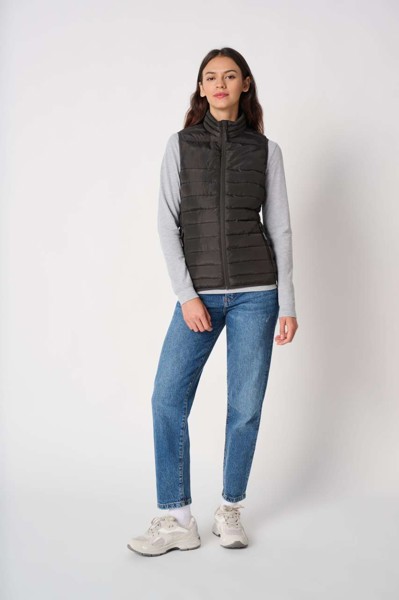 Ladies Padded Bodywarmer - Ideal Urban Khaki / XL