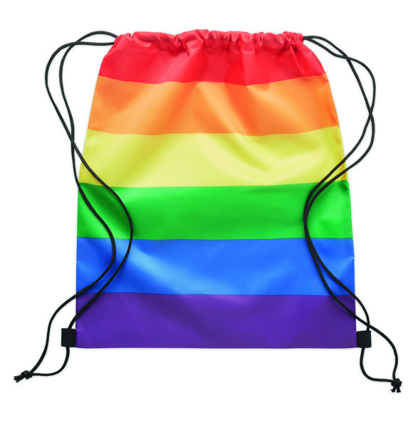 Saco de cordão RPET Rainbow