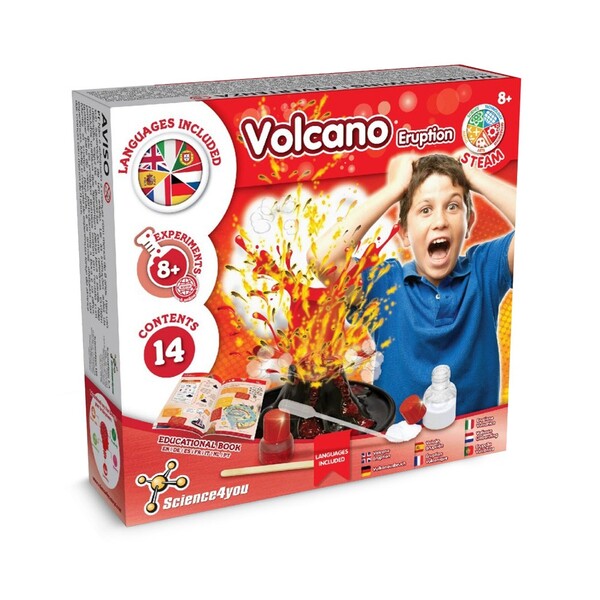 VOLCANIC ERUPTION GAME. Educational game for children