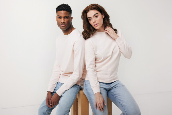 Ľahká mikina IQONIQ Etosha z recykl. bavlny - Cloud Pink / L