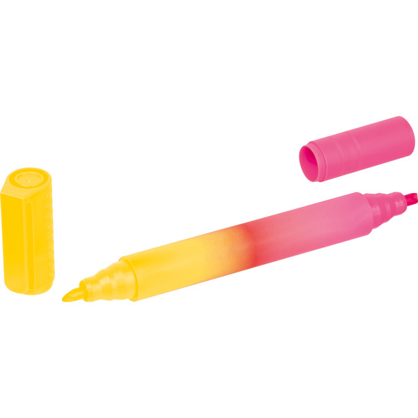 Dual-color highlighter ARTHUR - Yellow