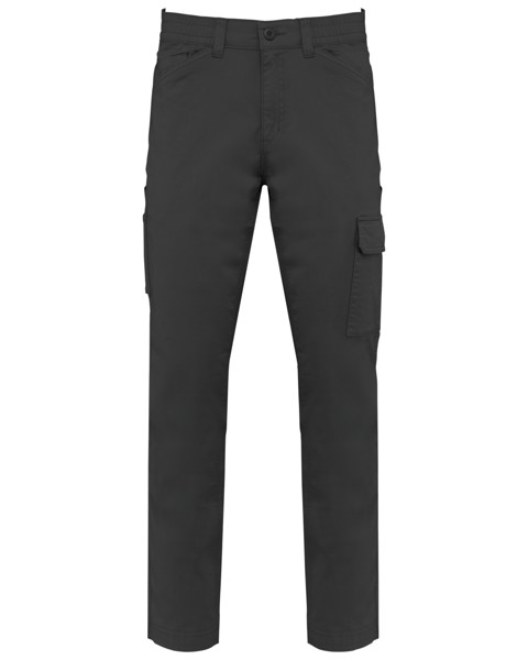 Unisex Cotton Stretch Trousers - Dark Grey / 46