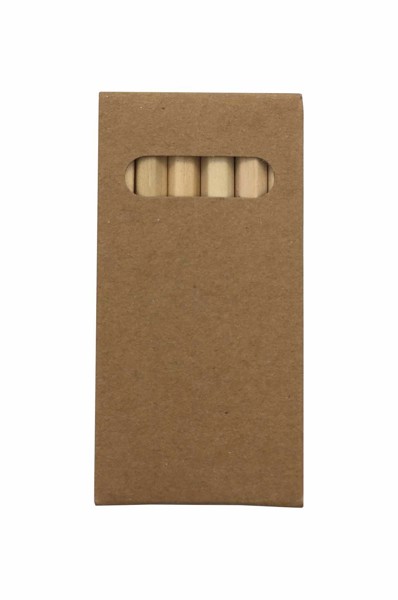 Kratki leseni svinčniki Breve, škatla 90x45x8 mm