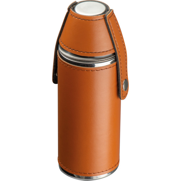 FILIPINA Flaska 2 kupicával, 230 ml + 2 × 40ml - Brown