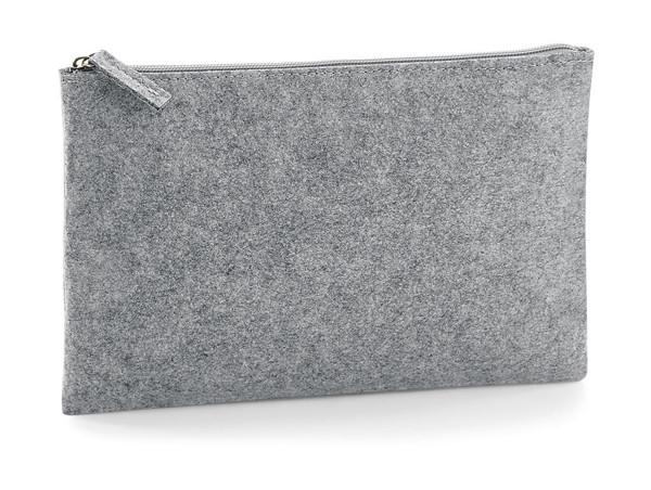 Felt Accessory Pouch - Grey Melange / ONE SIZE