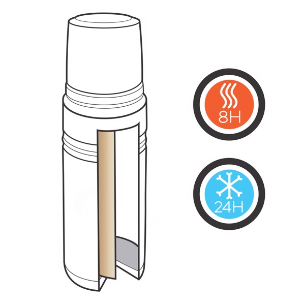 Swiss Peak Elite vacuum flask 1000 ml, copper lining