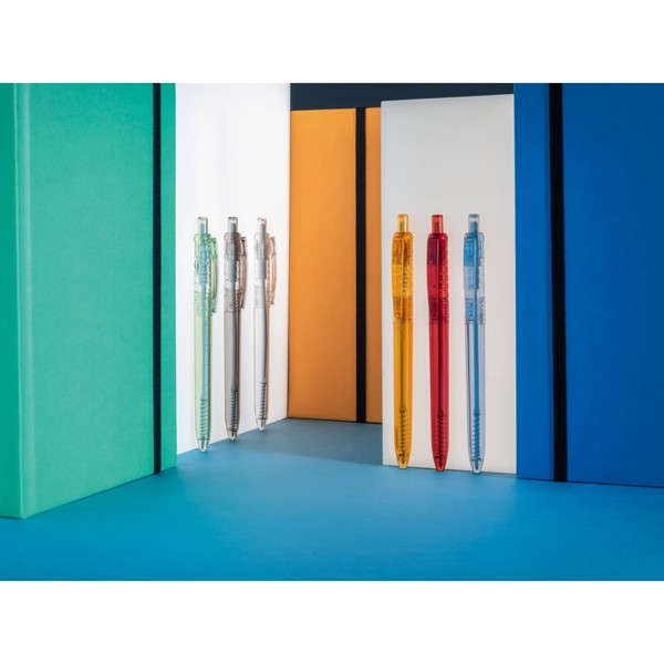 HYDRA. Stylo polyester recyclé (100% rPET) - Rouge