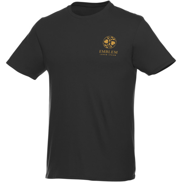 T-shirt de manga curta para homem de 150 g/m² Heros - Preto liso / 5XL