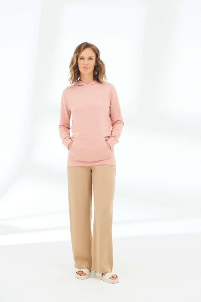 Lusaka Sustainable Hoodie - Soft Peach / M