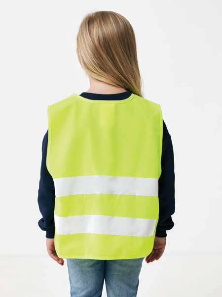 Xd Collection kids safety vest recycled PET, XS