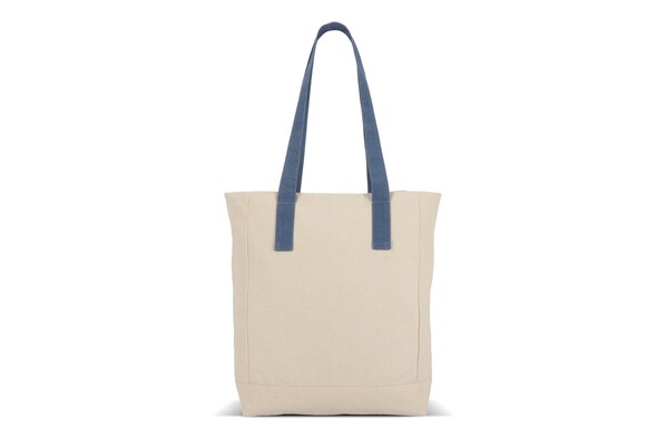 Sac carrier Canvas InSideOut Reuuz 33 x 42 x 10 cm - Ecru / Bleu gris