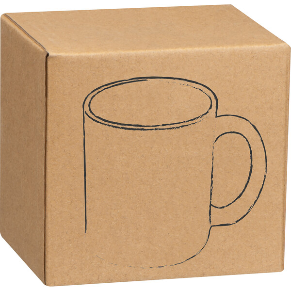 Glass mug for sublimation BARBARA - Transparent