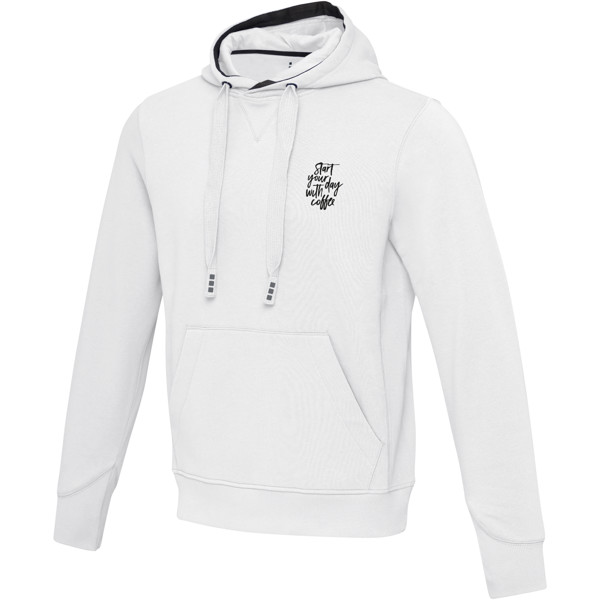 Sweat à capuche unisexe Laguna - Blanc / 2XL