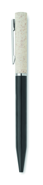 Wheat straw/ABS twist pen Maipen - White / Black