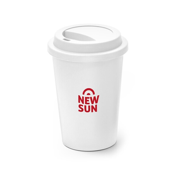 TONALI 450. Gobelet réutilisable 450mL en PP - Blanc