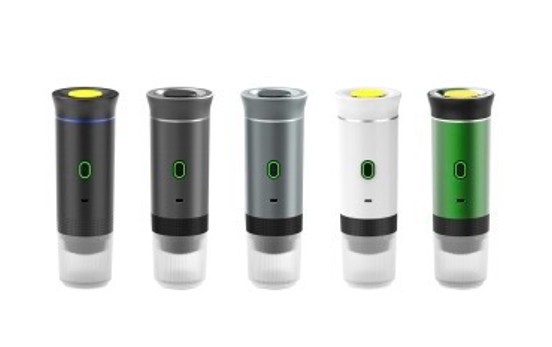 Portable electric coffee maker - WHITE