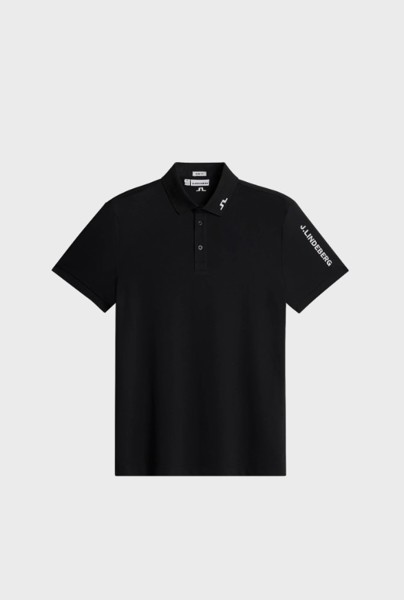 J.Lindeberg Men's J Lindberg Tour Tech Polo - BLACK - M