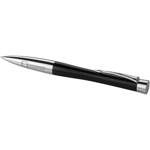 Parker Urban Kugelschreiber (blaue Mine) - schwarz / silber
