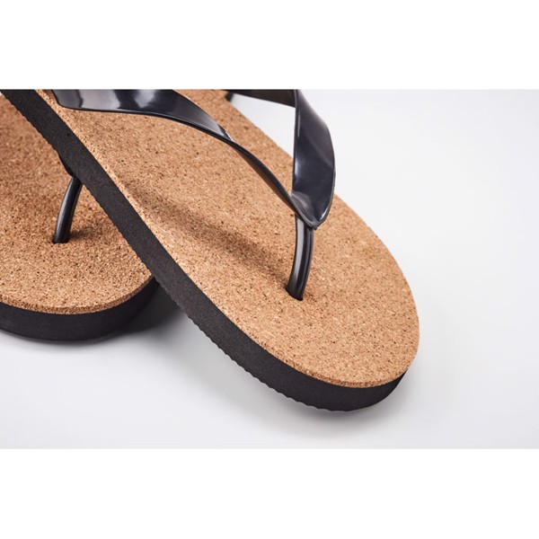 MB - Cork beach slippers L Bombai L