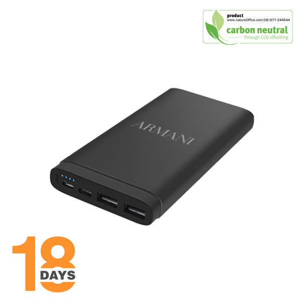 Gamma 10,000Mah Power Bank (Li-Poly), Metal