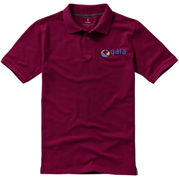 Polo de manga curta para homem de 200 g/m² Calgary - Bordô / M