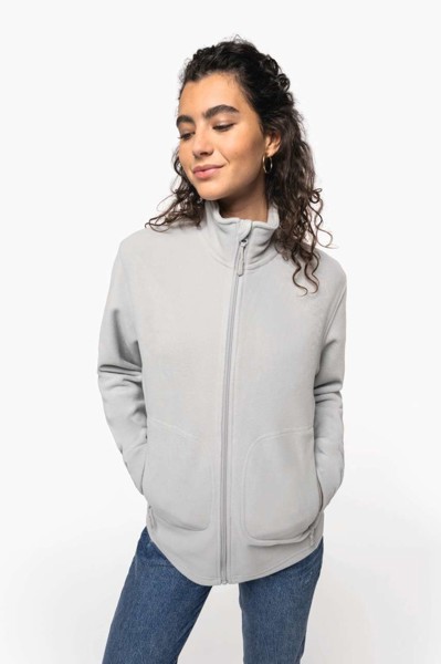 Unisex Eco-Friendly Micro-Polarfleece Jacket - Black / XS