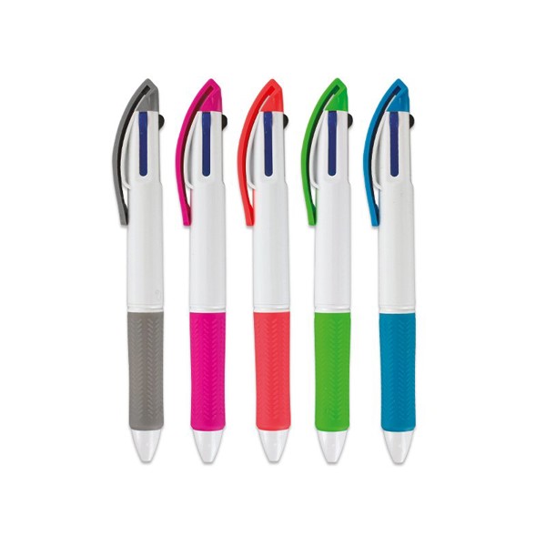 STYLO BILLE 3 COULEURS - Gris