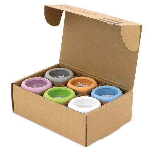 SET OF 6 SCENTED CANDLES “SHERA”