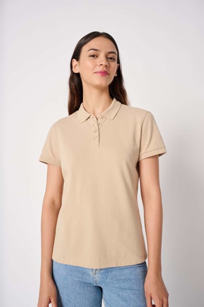 Ladies' Pique Polo Shirt - Ideal White / L