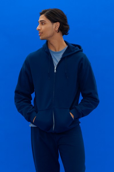 Heavy Blend™ Adult Full Zip Hooded Sweatshirt - White / 2XL