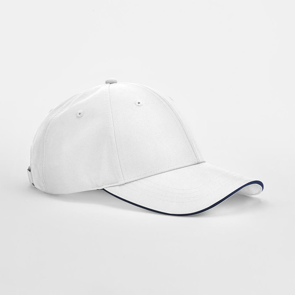 Team Sports-Tech Cap - White / French Navy / ONE SIZE