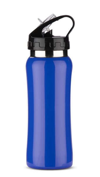 Bidon stalowy PATRO 600 ml - Niebieski