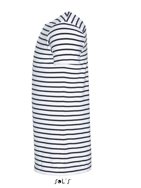 Sol's Miles Men - Round Neck Striped T-Shirt - S