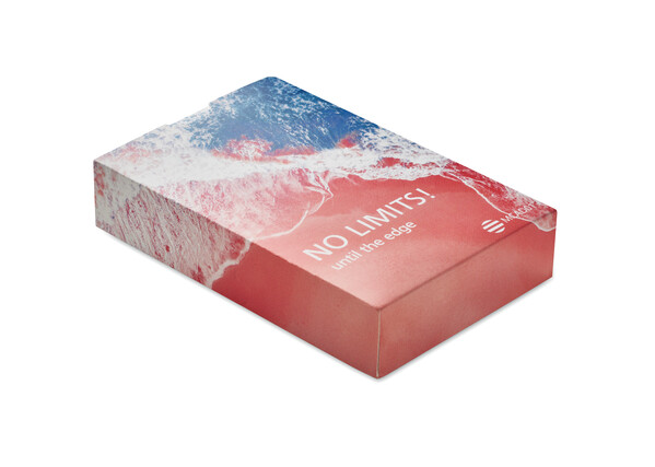 54 Spielkarten, Ihr Design auf 1 Seite - Standard Geschenkverpackung / Französisch