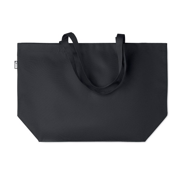 600D RPET large shopping bag Fama - Black